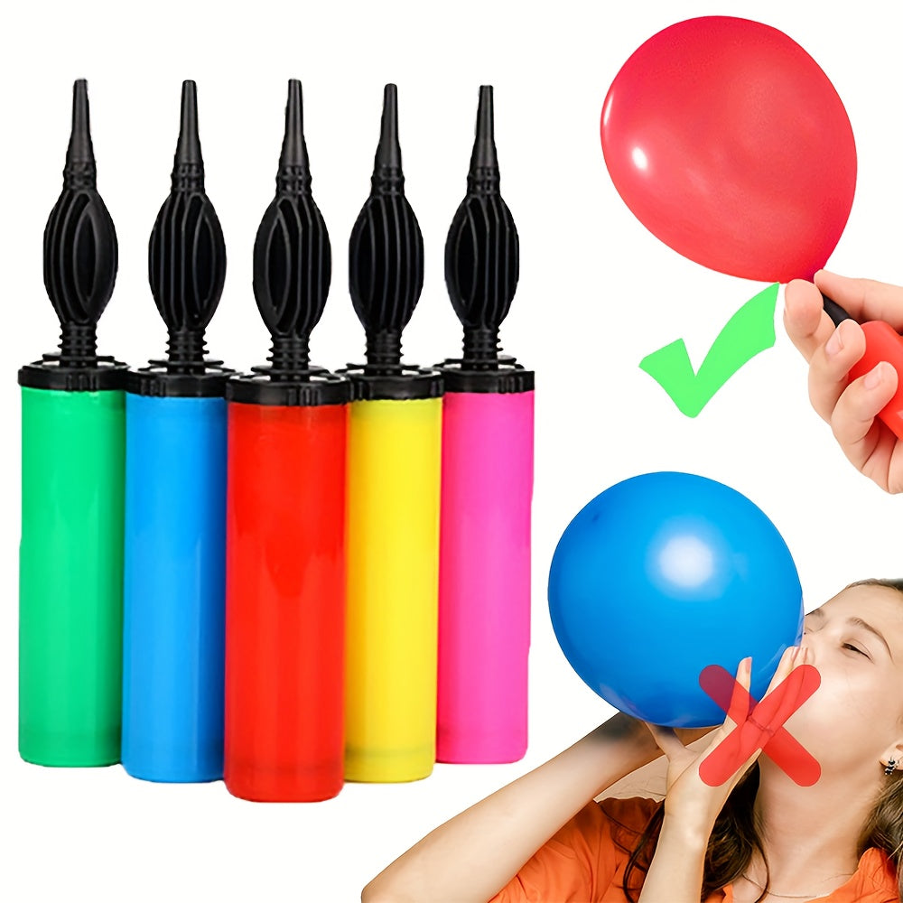 1pc Hand Push Balloon Pump - Perfect for Wedding, New Year, Spring Festival, Birthday, Graduation Party Decor