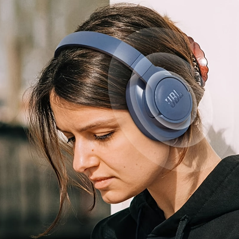 JBL TUNE770NC Wireless Noise Canceling Headphones with built-in microphone for gaming, sports, running, outdoor activities, and studying.