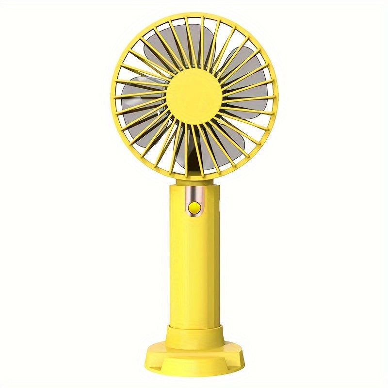 Сохраняйте прохладу этим летом с настольным вентилятором 1pc Handheld Fan. Этот мощный, бесшумный карманный вентилятор идеально подходит для использования в дороге или дома. Незаменимый аксессуар для комфорта в жаркую погоду.