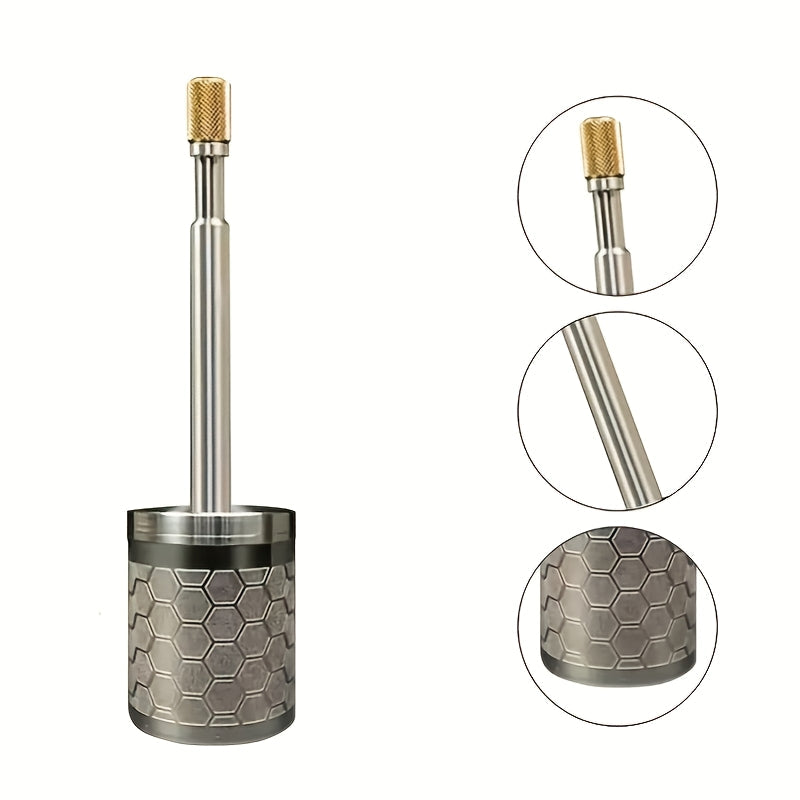 Stainless Steel Manual Coffee Dripper: Grounds Filter Press, Portable and User-Friendly – Perfect Gift for Coffee Enthusiasts