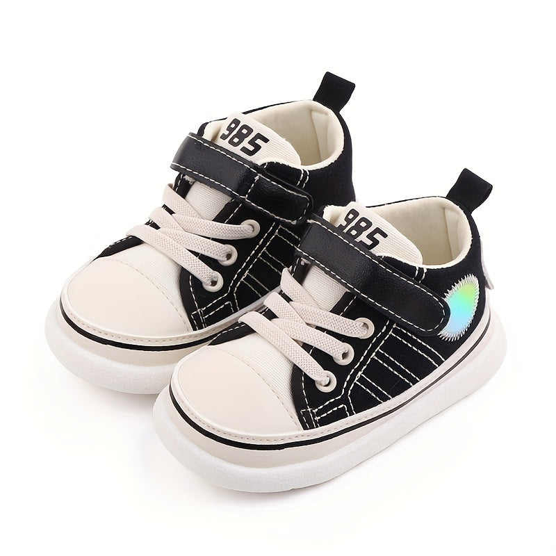 Children's Casual Cartoon Low Top Canvas Sneakers, Comfortable and Non-Slip