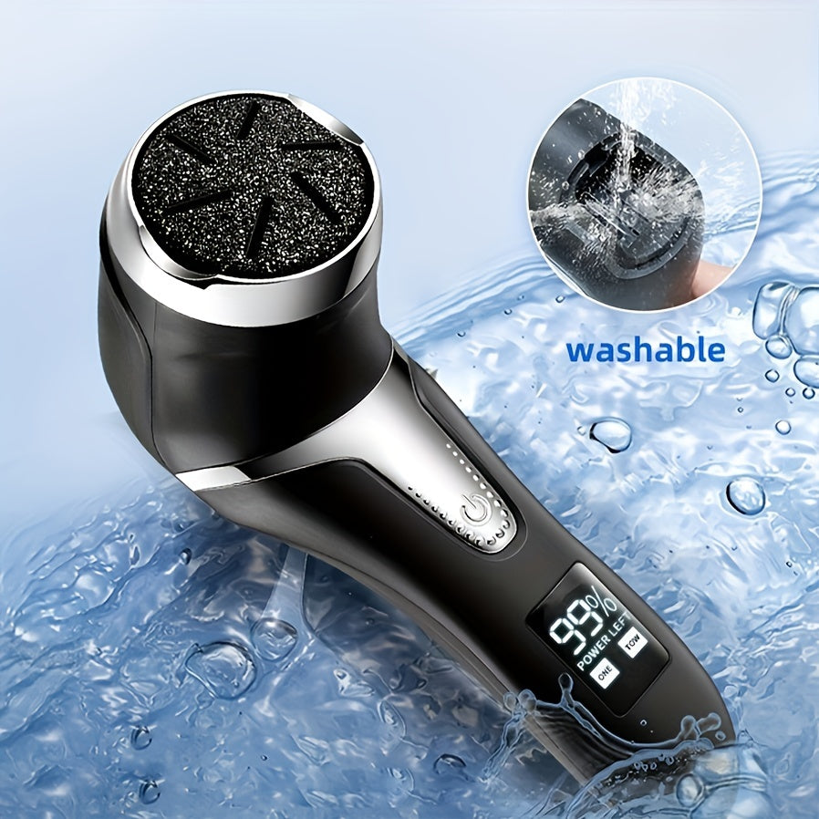 Rechargeable foot callus remover for professional foot care - perfect gift for dry, hard skin.