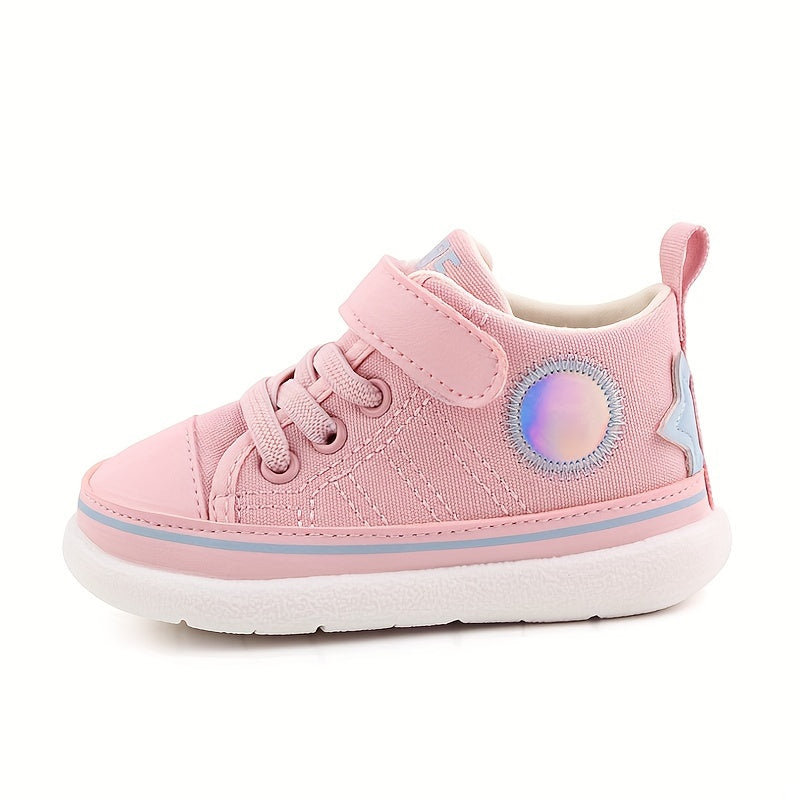 Children's Casual Cartoon Low Top Canvas Sneakers, Comfortable and Non-Slip