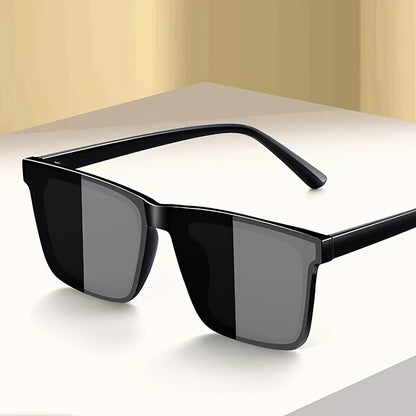 Stylish Men's Fashion Glasses for 2023 - Sturdy PC Frame & Lens, Ideal Gift