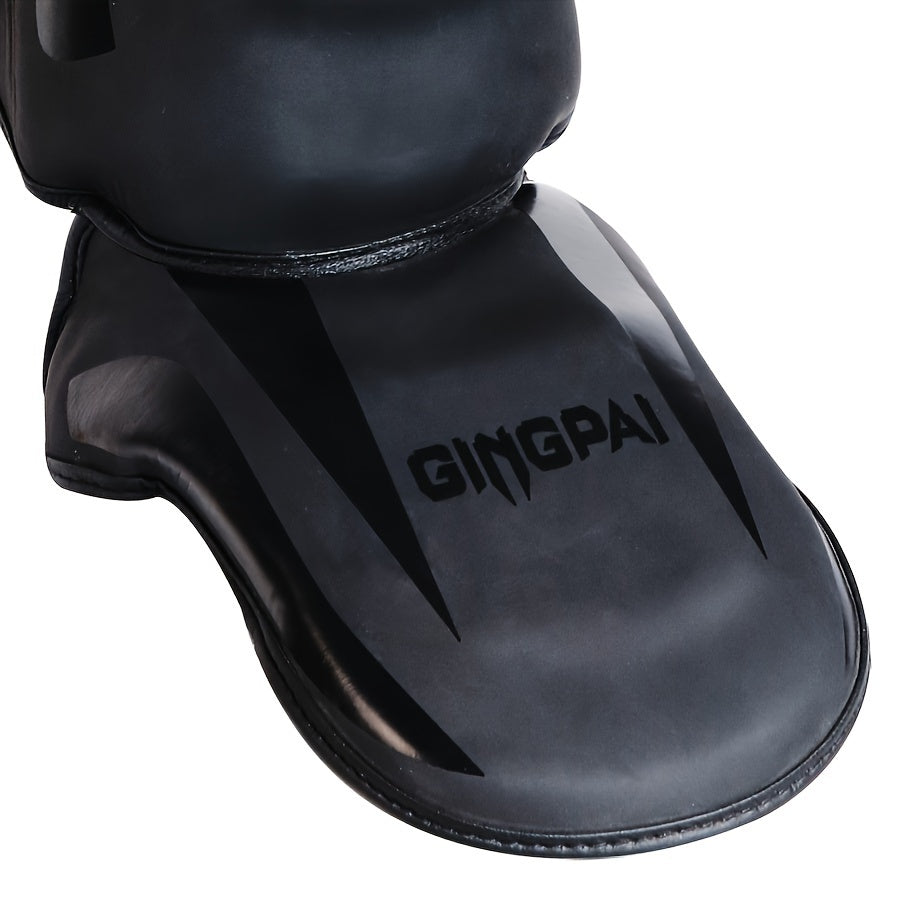 GINGPAI Professional MMA & Muay Thai Kickboxing Gear, Unisex Combat Sports Protective Gear in PU Material, Multiple Colors for Training & Competition.