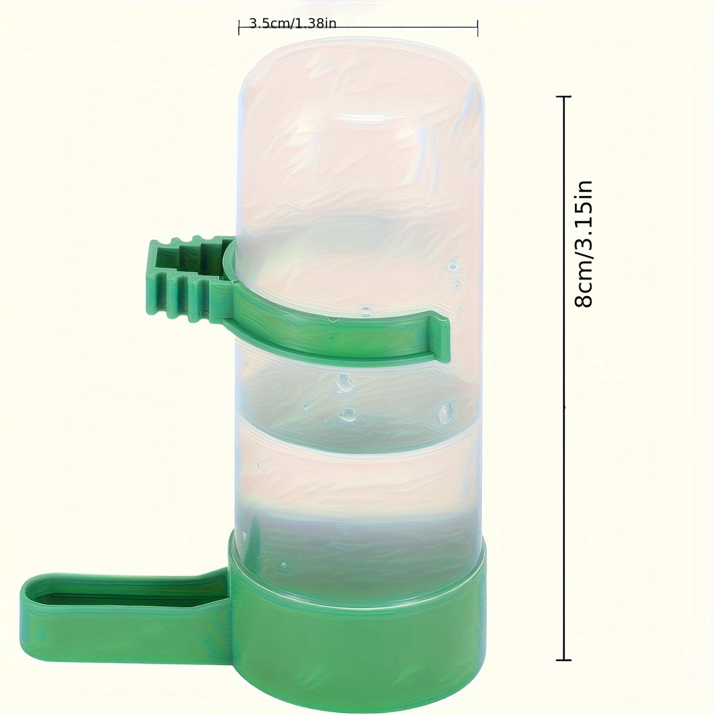 10pcs Plastic Bird Feeder and Drinker - Suitable for various bird species