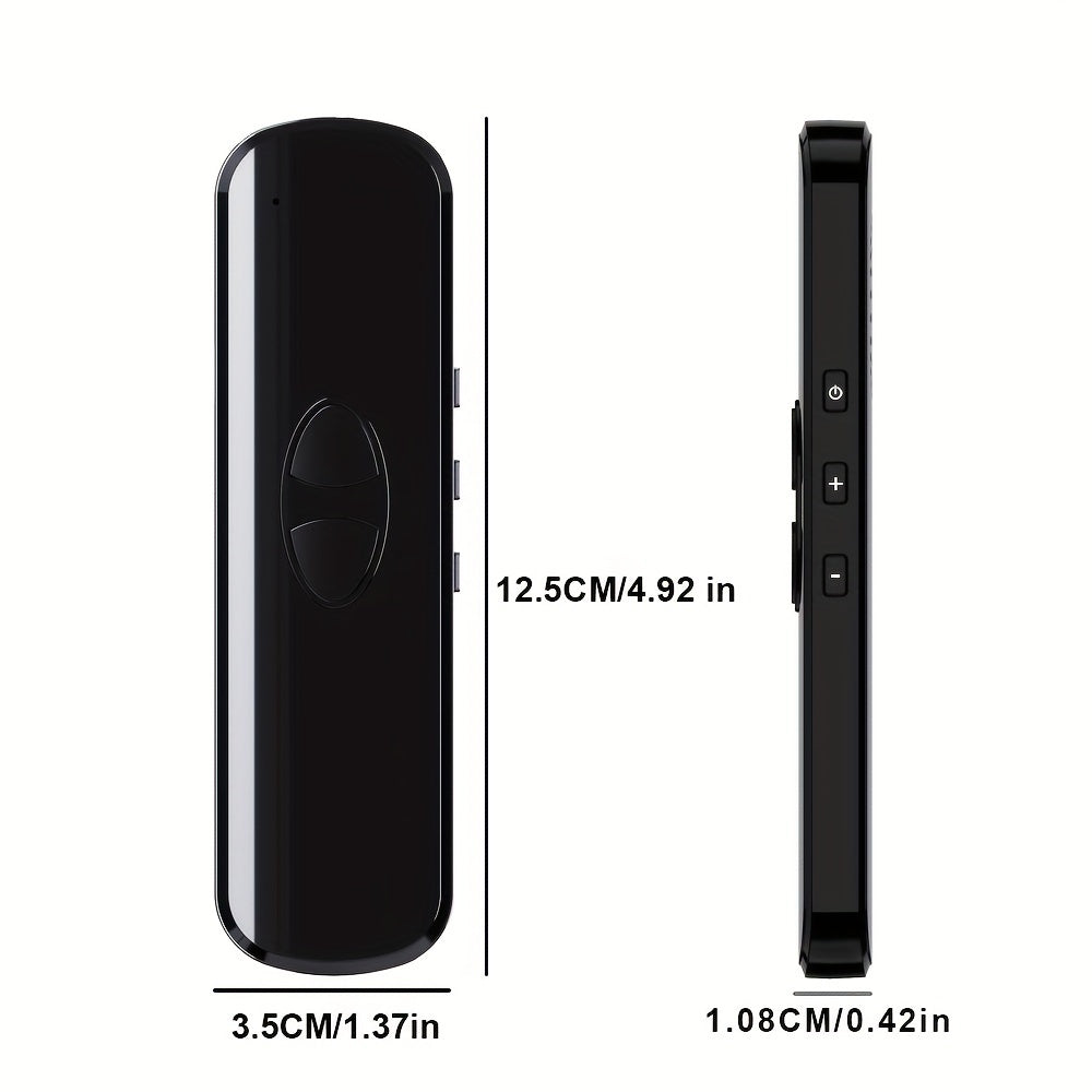 137-language instant translator, portable AI voice translation device with USB-C charging, wireless connection, and 400mAh battery, ideal for travel, business, and language learning.