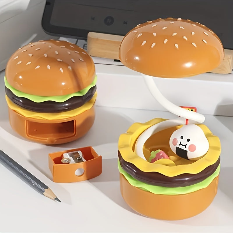 Add some fun to your bedroom with this unique 1pc Hamburger Night Light! Perfect for reading or setting an ambient vibe, this light is an ideal addition to your bedroom decor. It also makes for a great educational gift for parties, Christmas, or