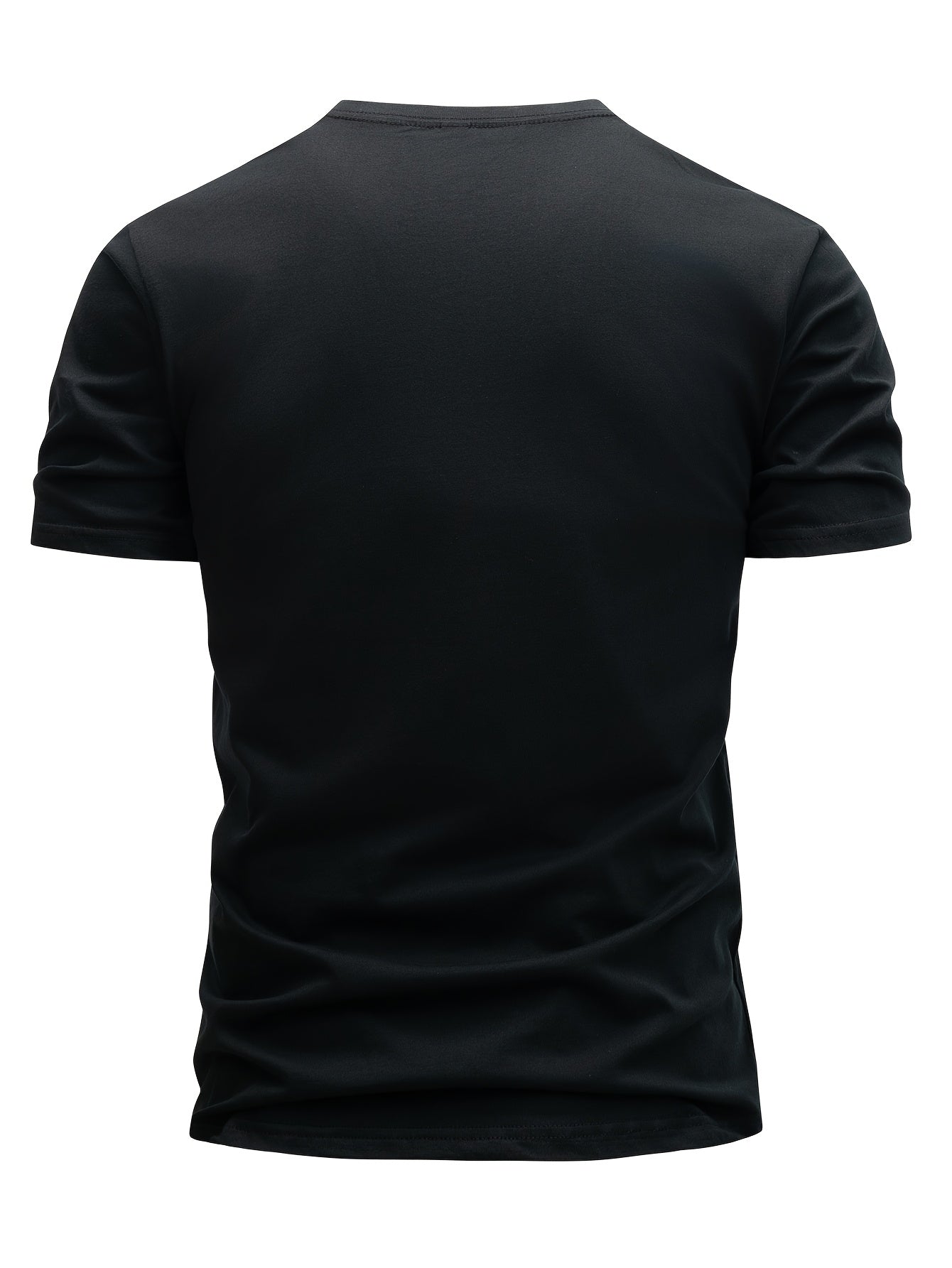 3-pack of cotton round neck t-shirts, perfect for summer and sports.