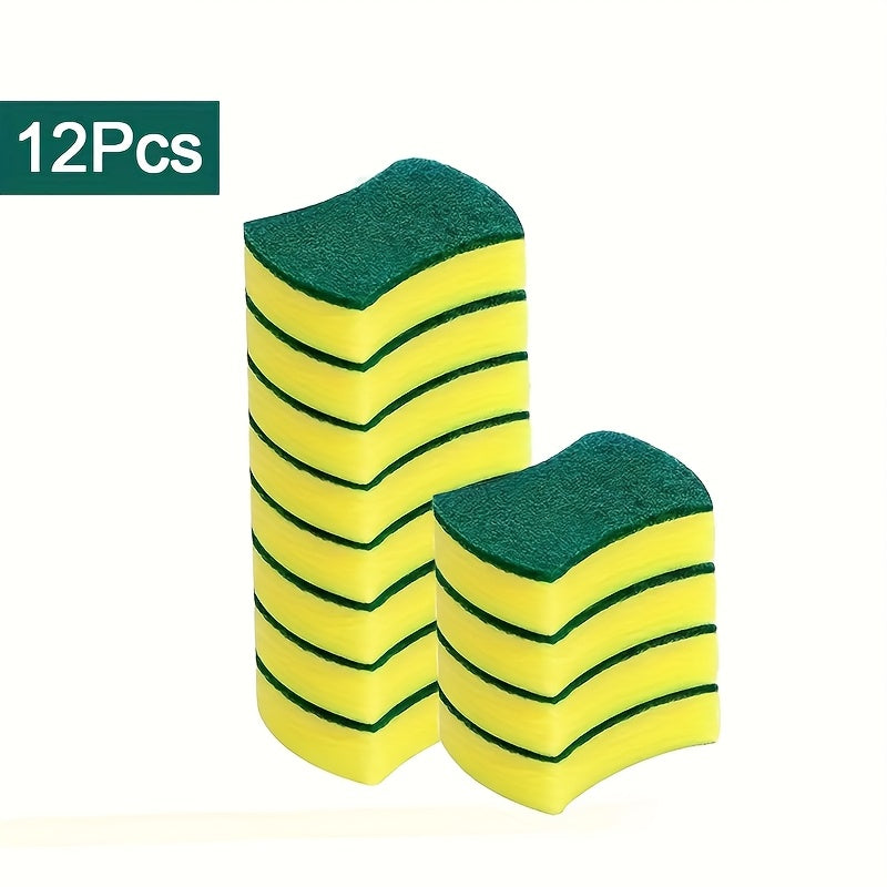 A versatile cleaning sponge with dual-sided scrubbing capability, perfect for all your home cleaning needs. This high-quality kitchen sponge is durable and non-scratch, ensuring efficient cleaning while being gentle on surfaces. With high absorbency