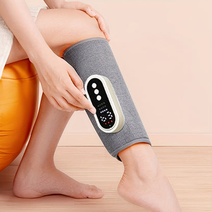 Calf air compression massager with heat, designed for muscle relaxation and circulation, 3 modes, ideal gift for women, men, and family.