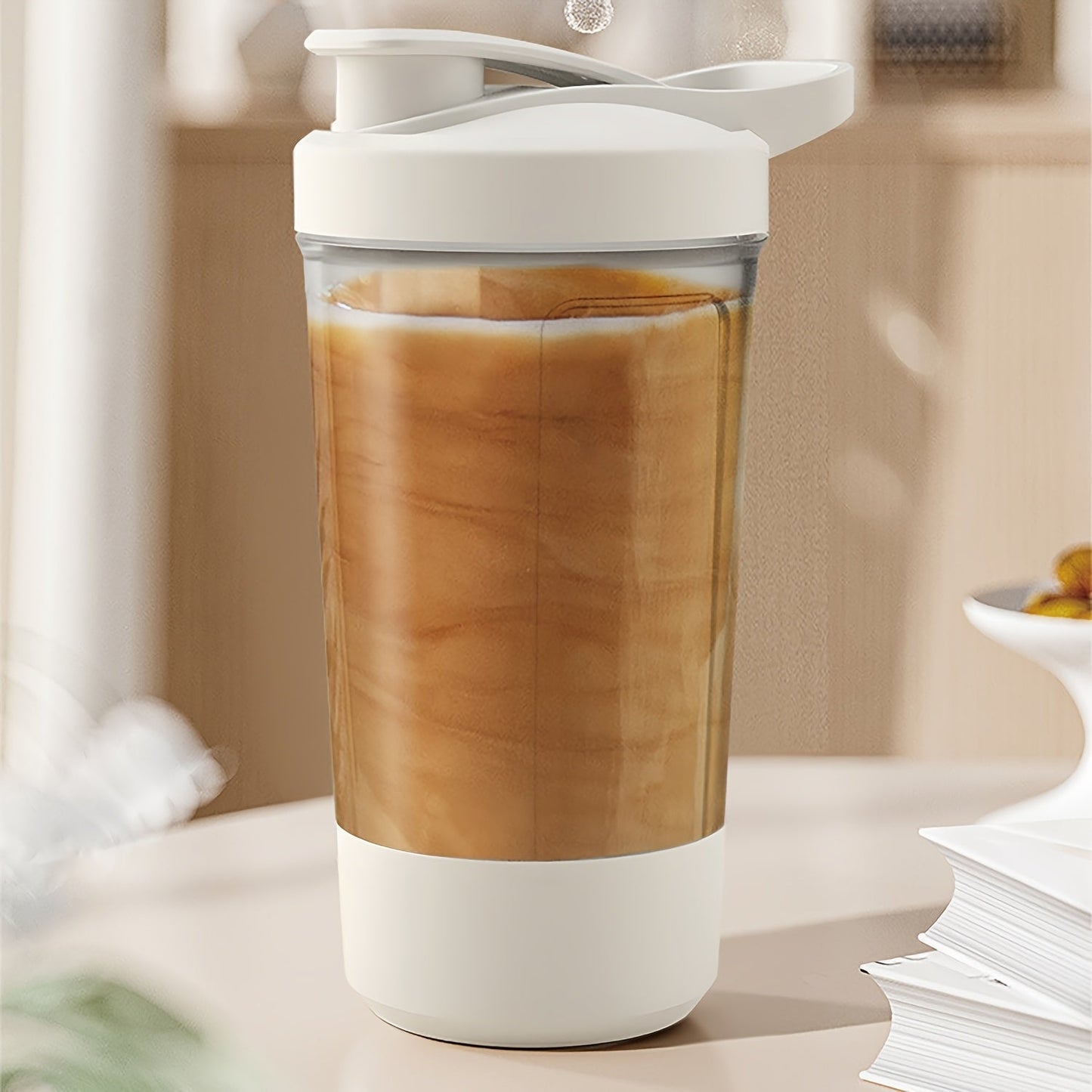 RZSYZH Automatic Mixing Cup is a portable electric water cup designed for convenience. It features a USB rechargeable 500mAh lithium battery, made of durable PC material, and has a capacity of under 1L. Perfect for mixing coffee, milk powder, protein