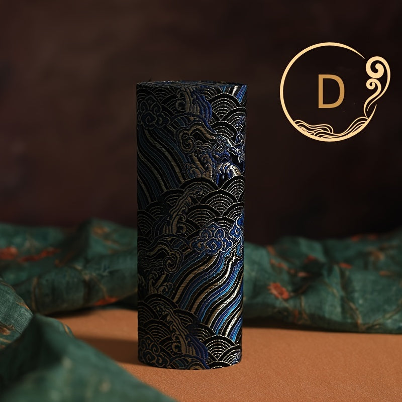 Stylish Vintage Brocade Glasses Case, Durable Storage Holder for Men and Women