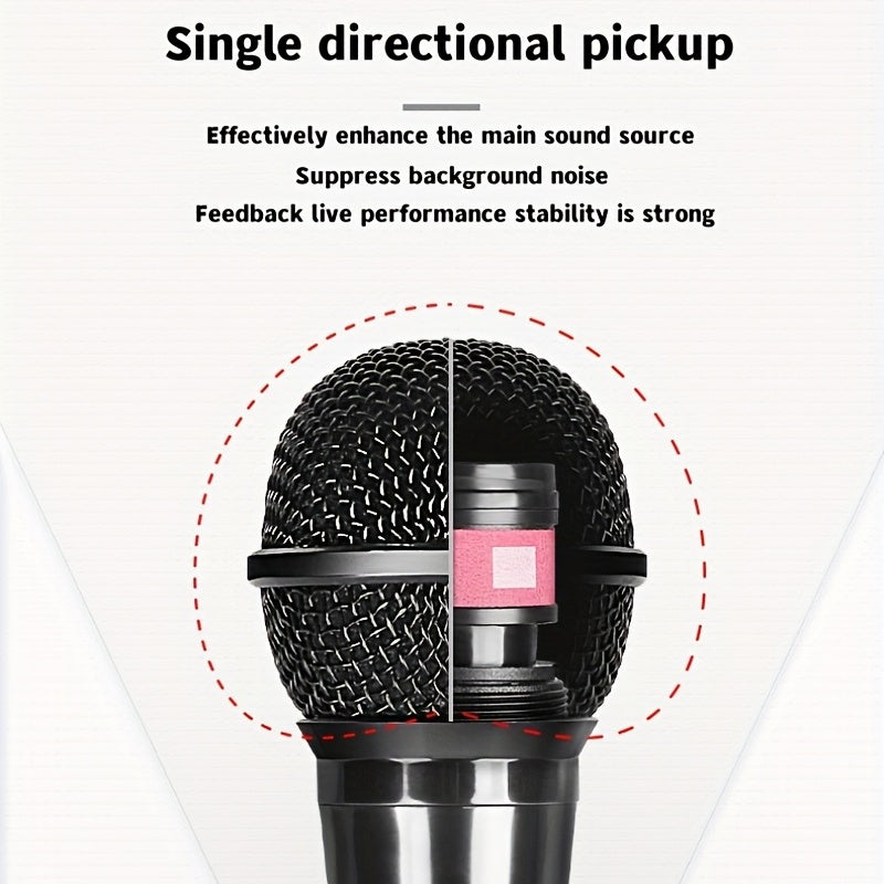 Wired Dynamic Microphone for Singing and Conference Use