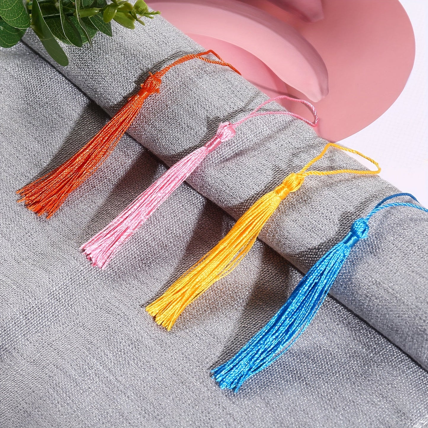 Bookmark tassels for crafts, keychain, and graduation - 100 to 144 pieces available. Perfect for DIY projects, jewelry making, and marking your favorite books. Ideal for adding a touch of elegance to your creations.