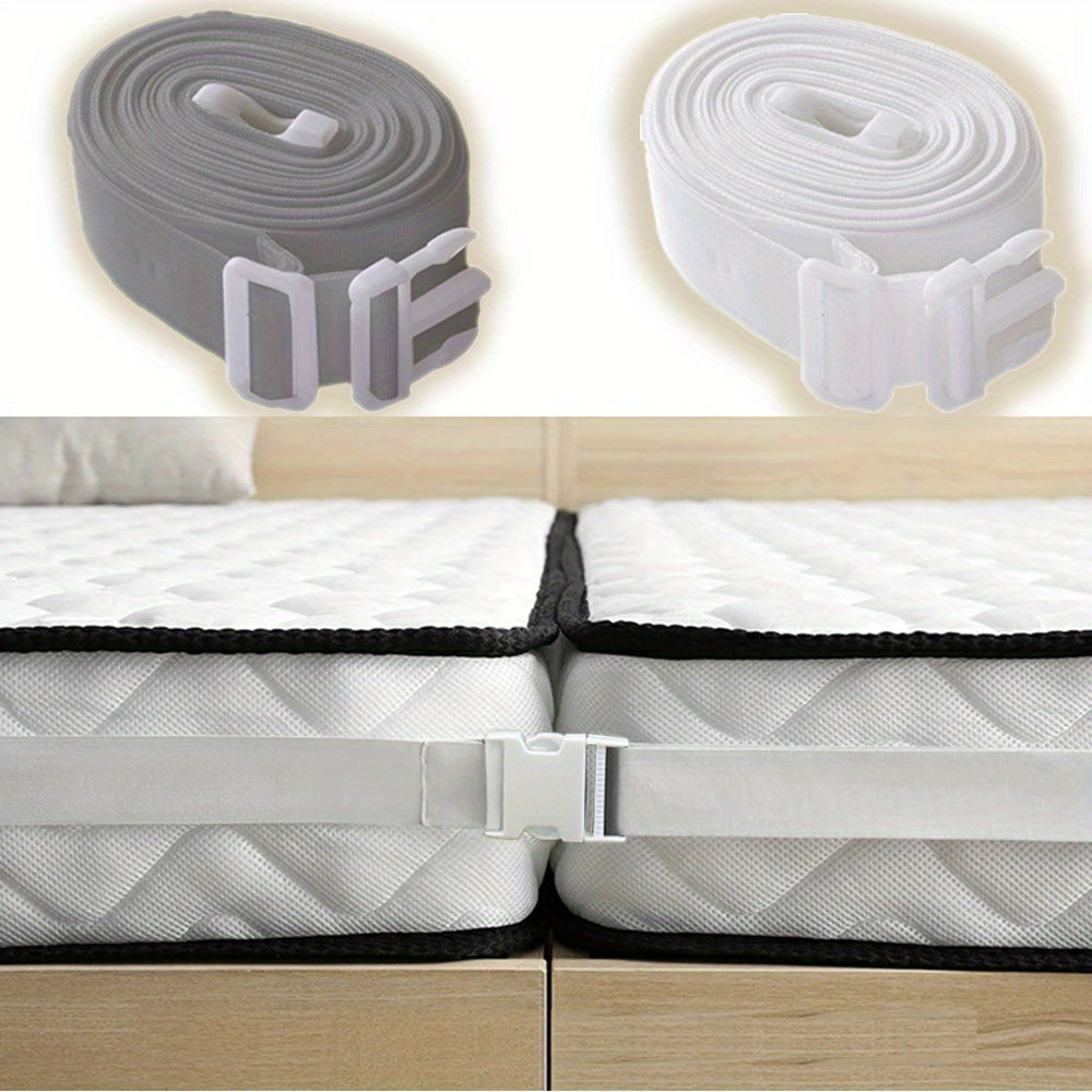 1pcs 33ft Bed Strap Mattress Joiner with Adjustable Buckle for reducing burden.