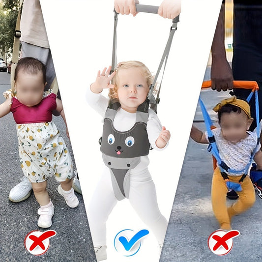 Adorable Handheld Walker Harness for Cartoon Lovers, Portable and Convenient Assistant Belt