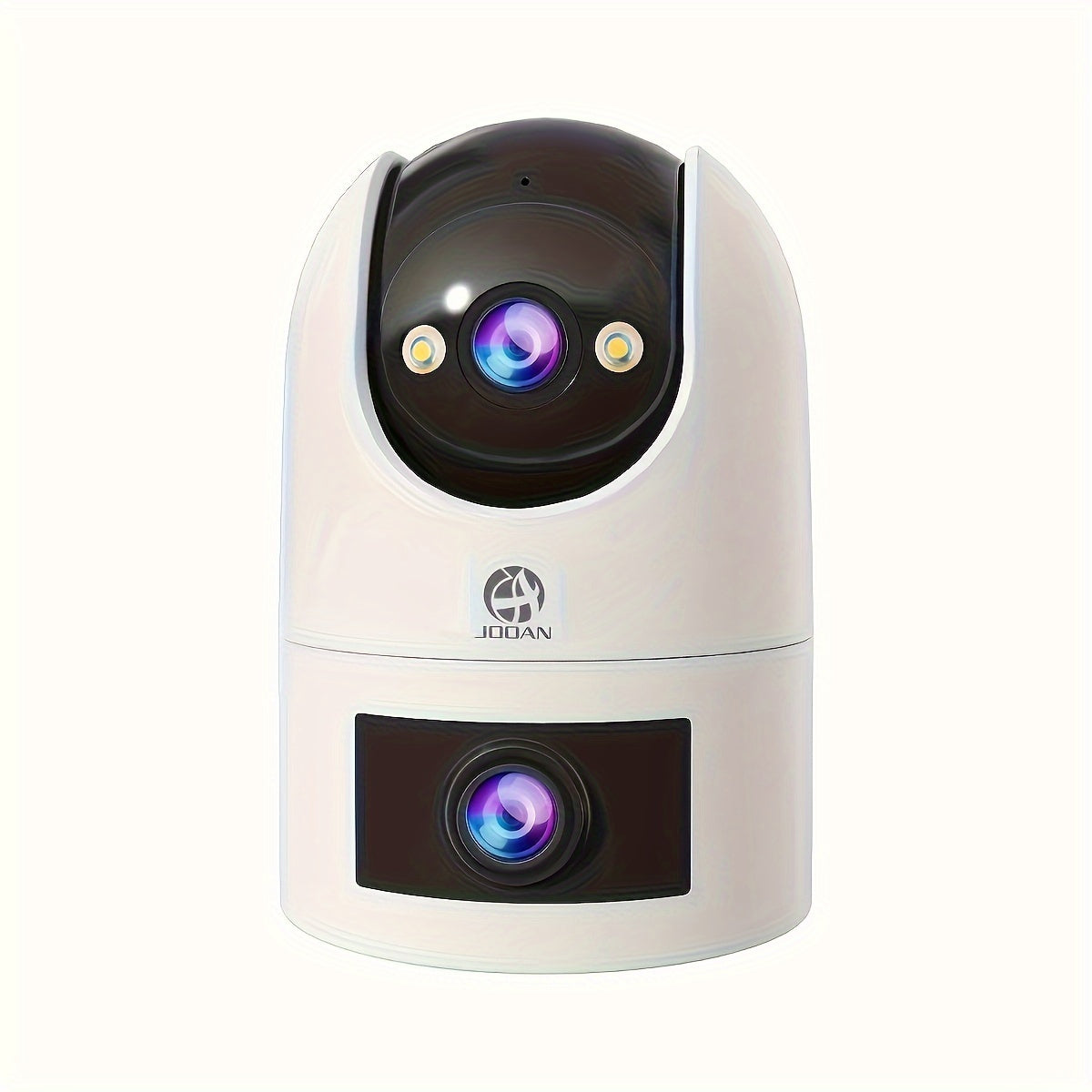 Outdoor PTZ IP Camera with 4K resolution, equipped with dual 2.4G and 5G WiFi capabilities and dual lenses. Featuring auto tracking, this camera serves as a babysitting monitor and street security camera with dual screens for optimal monitoring.