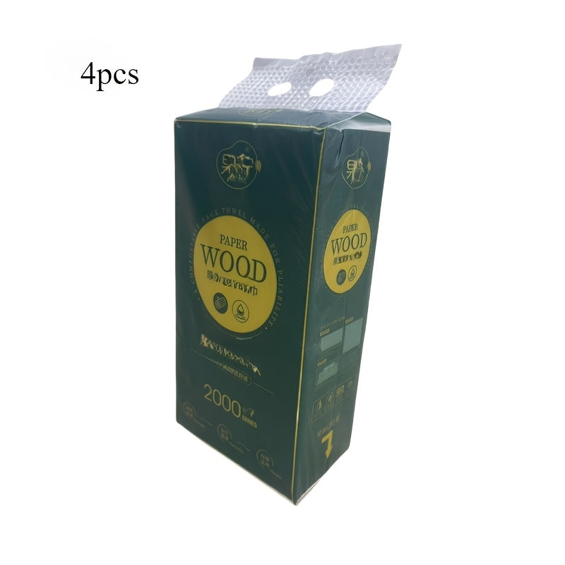 Two pieces, four pieces, six pieces of Single Pack containing 1500 sheets of Hanging Facial Tissues, Whole Box of Toilet Paper, Household Pull-Out Large Pack Tissues, Large Capacity, Skin-Friendly Tissues, 4-Layer Household Paper Towels.