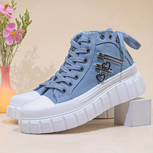 Women's high top sports shoes with thick soles for daily wear, from Four Seasons Outdoor.