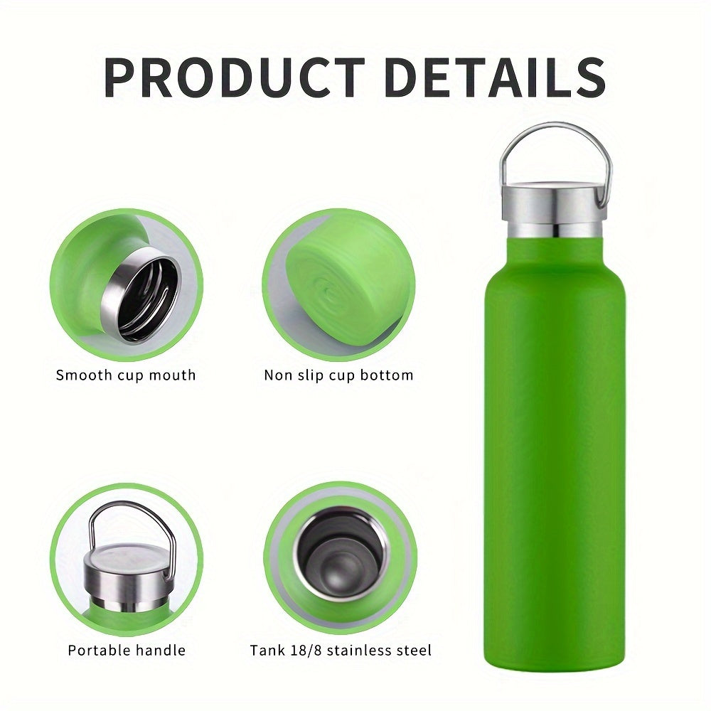 20oz Watersy Insulated Stainless Steel Water Bottle with Vacuum Sealed BPA-Free Design. Perfect for Outdoor Activities and Holiday Gifts. Hand wash only.