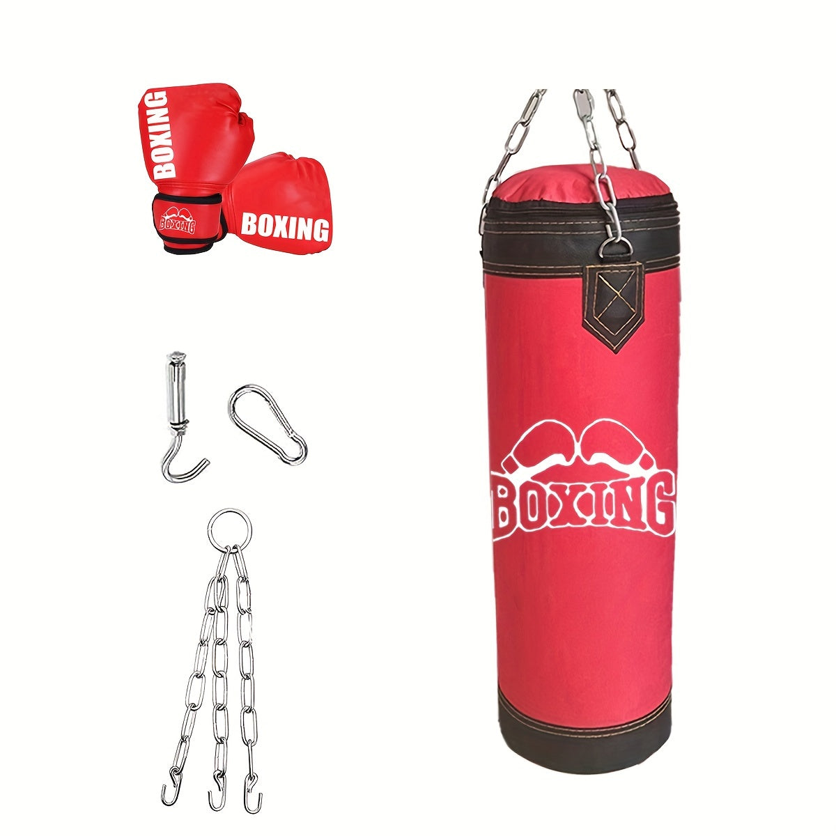 Adult unisex Sanda martial arts boxing bag for MMA training, hanging punching bag