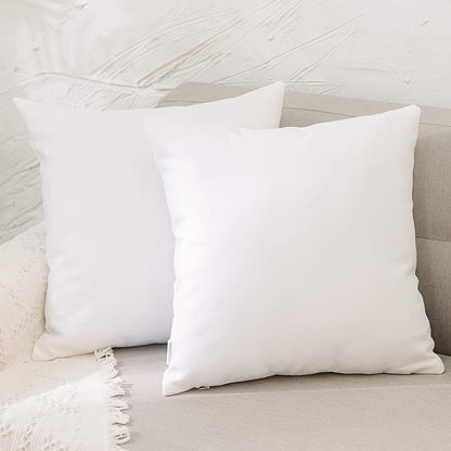 1 Utopia Style 18-Inch Pillow Insert made of machine washable 100% polyester fabric with a zippered closure. Designed for all-season use as a multipurpose cushion for home decor.