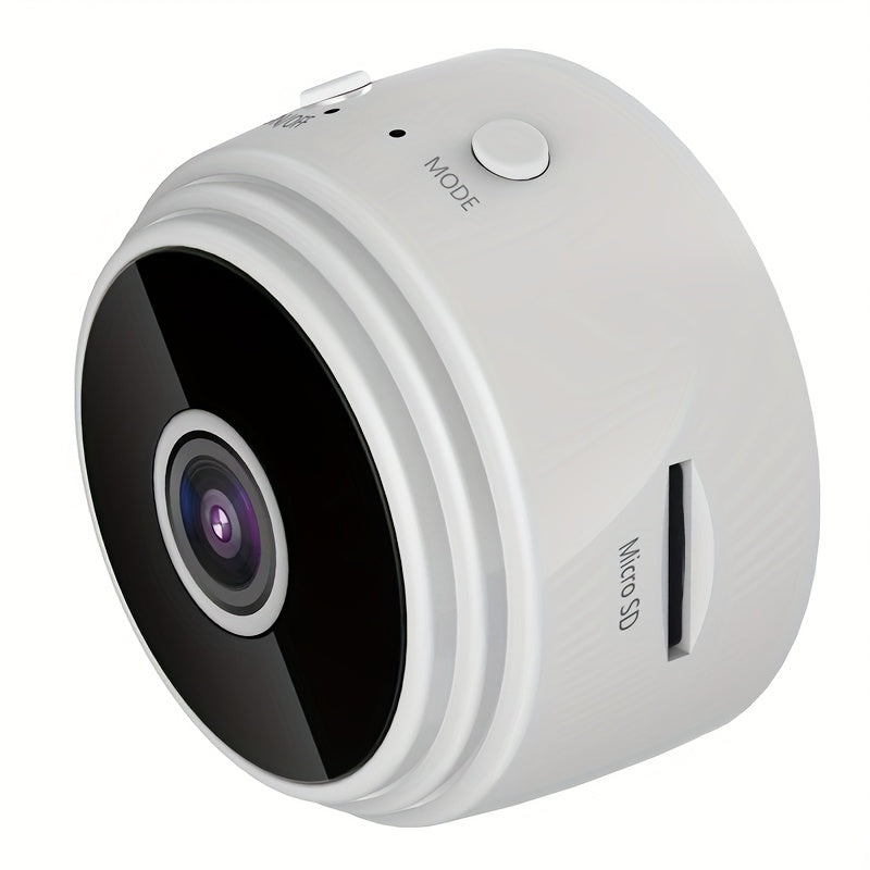 Indoor security camera with 4080P resolution, motion detection, two-way audio, WiFi connectivity, and multi-user support - perfect for monitoring kids and pets.