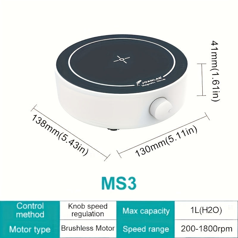 JOANLAB Digital Magnetic Stirrer with Stir Bar