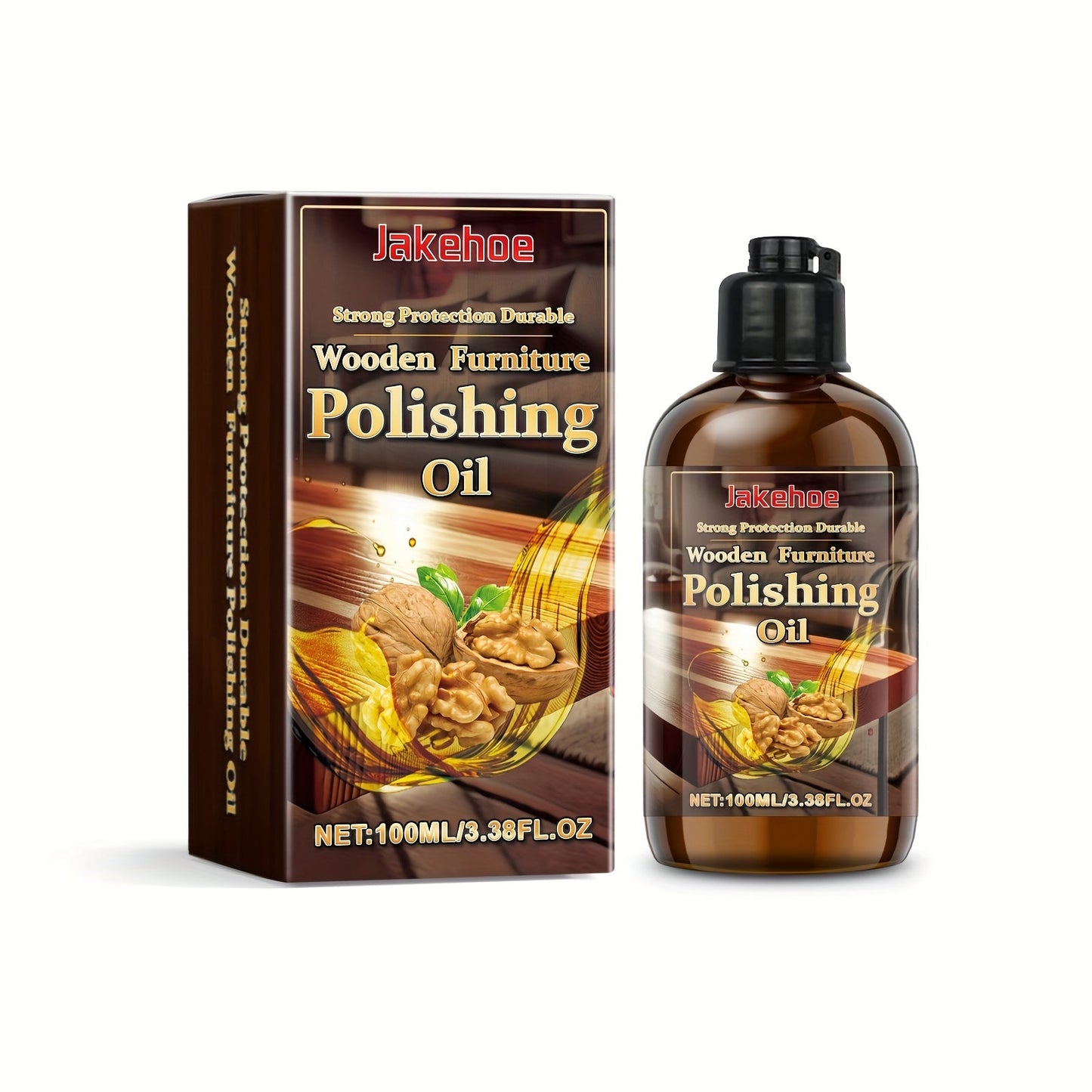 Enhance and Protect Your Wood Furniture with our Anti-Crack Polishing Oil - Creates a Shine, Maintains Cleanliness and Brightness - Suitable for Furniture, Floors, and other Wood Products