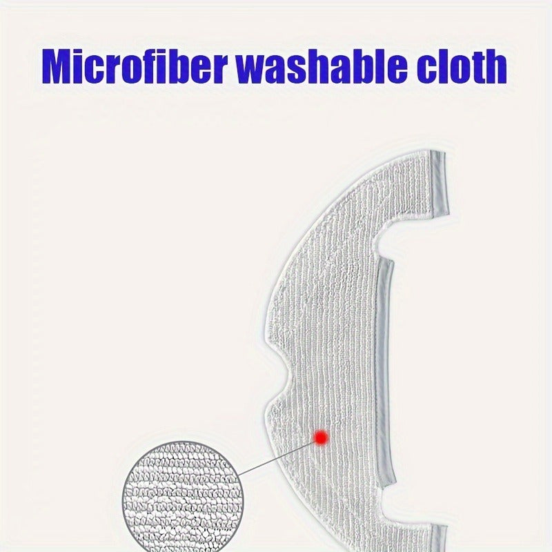 This package includes 6 mop cloth replacement parts designed for use with the Dream D10 + RLS3D robot vacuum cleaner. These accessories are specifically made for the Dream D10 Plus model, providing optimal cleaning performance.