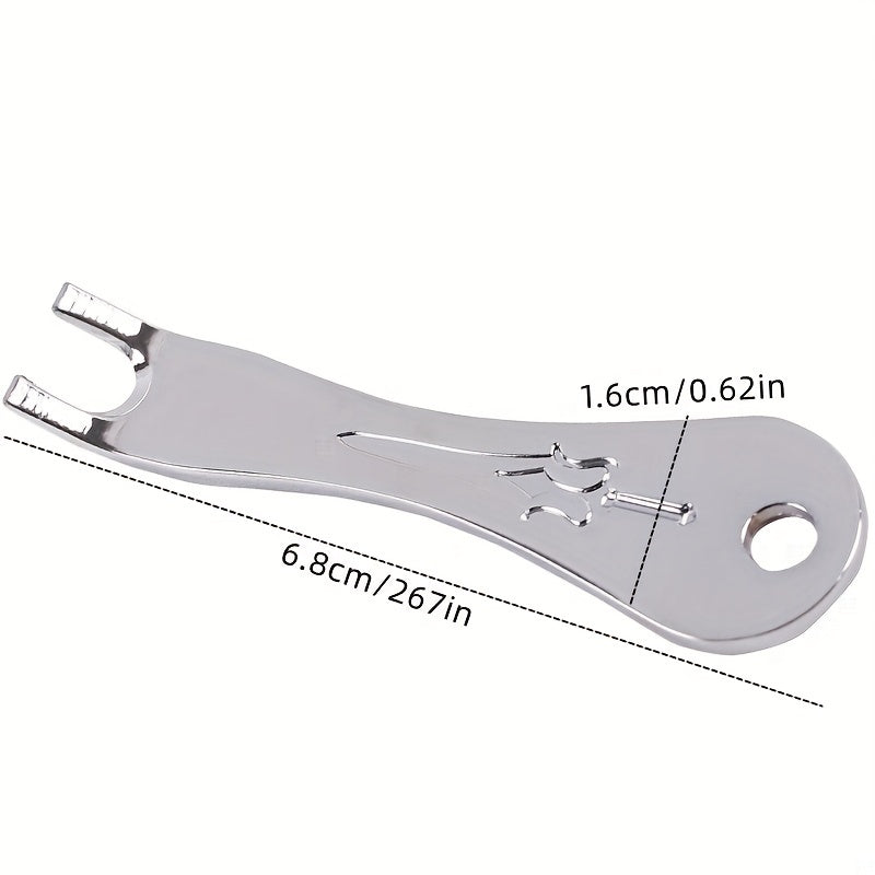 The utility model is a tool for prying, pulling, and removing guitar nails.