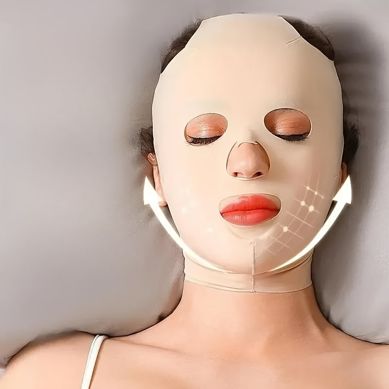 3D Reusable V Line Face Slimming Bandage for Facial Lifting and Chin Cheek Lift Up.