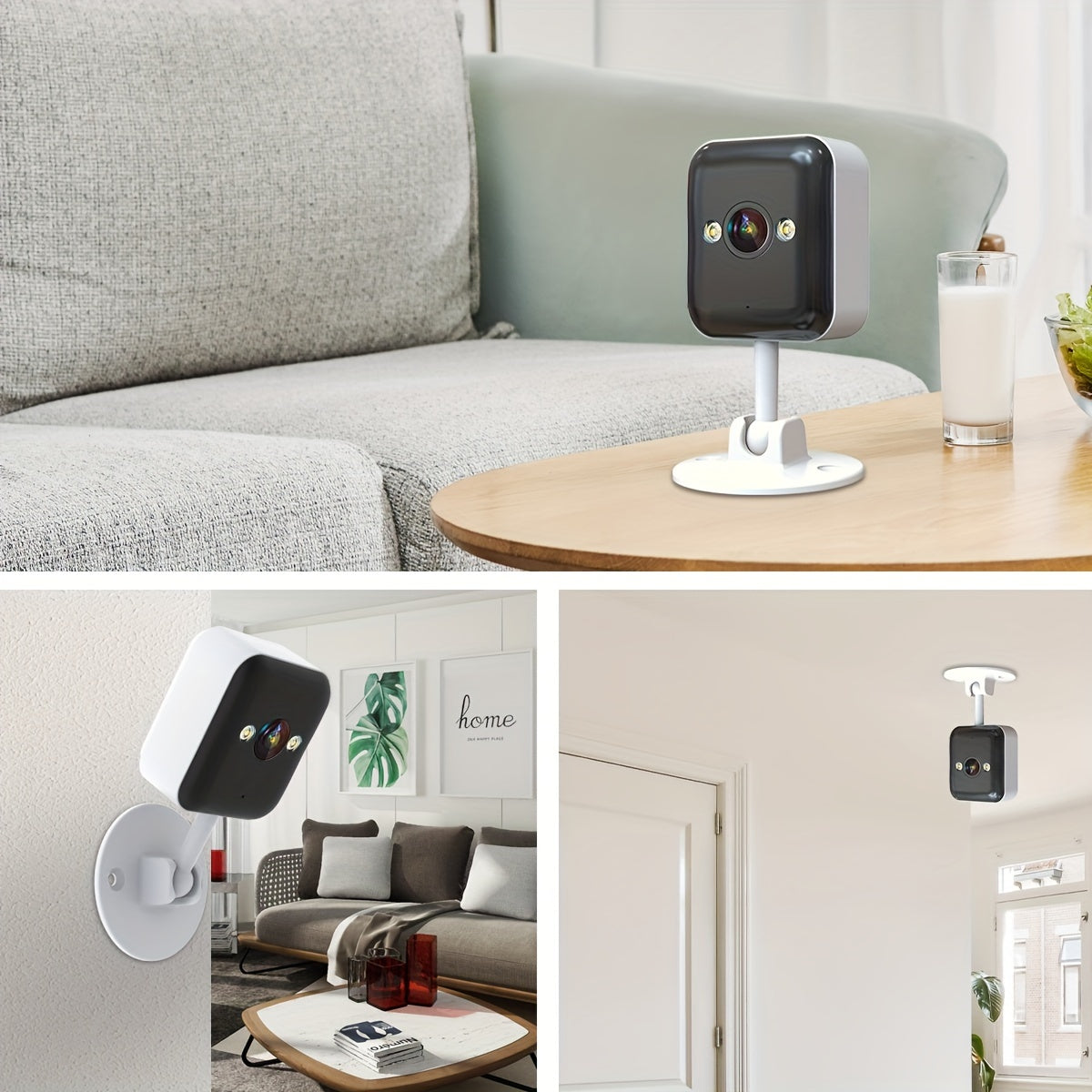 Experience clear and crisp live feeds with the JOOAN 1080P HD Wireless Security Camera featuring full color night vision. Stay connected with two-way audio and receive motion detection alerts. Conveniently set up the camera with the built-in WiFi hotspot