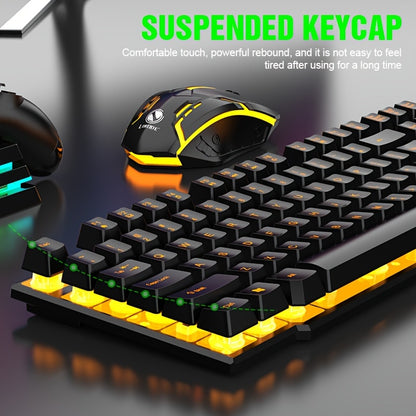 LED Luminous Gaming Keyboard & Mouse Set with 104 Keys