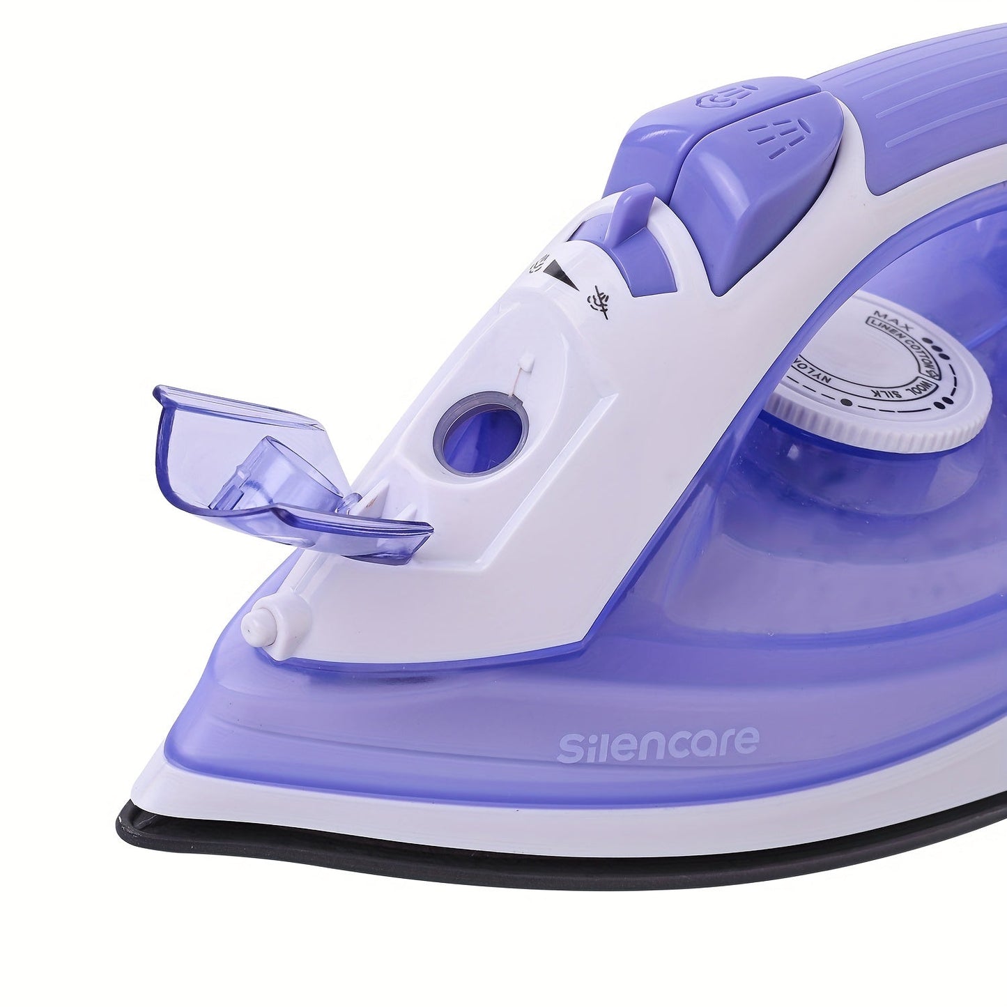 2000W Steam Iron for Clothes featuring Non-Stick Soleplate and Adjustable Thermostat Control. Equipped with Overheat Safety Protection, Variable Steam Control, and a 2.2m power cord.