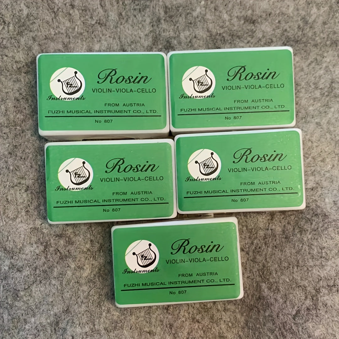 Premium violin rosin with low dust for better bow performance on violins, cellos, and violas.