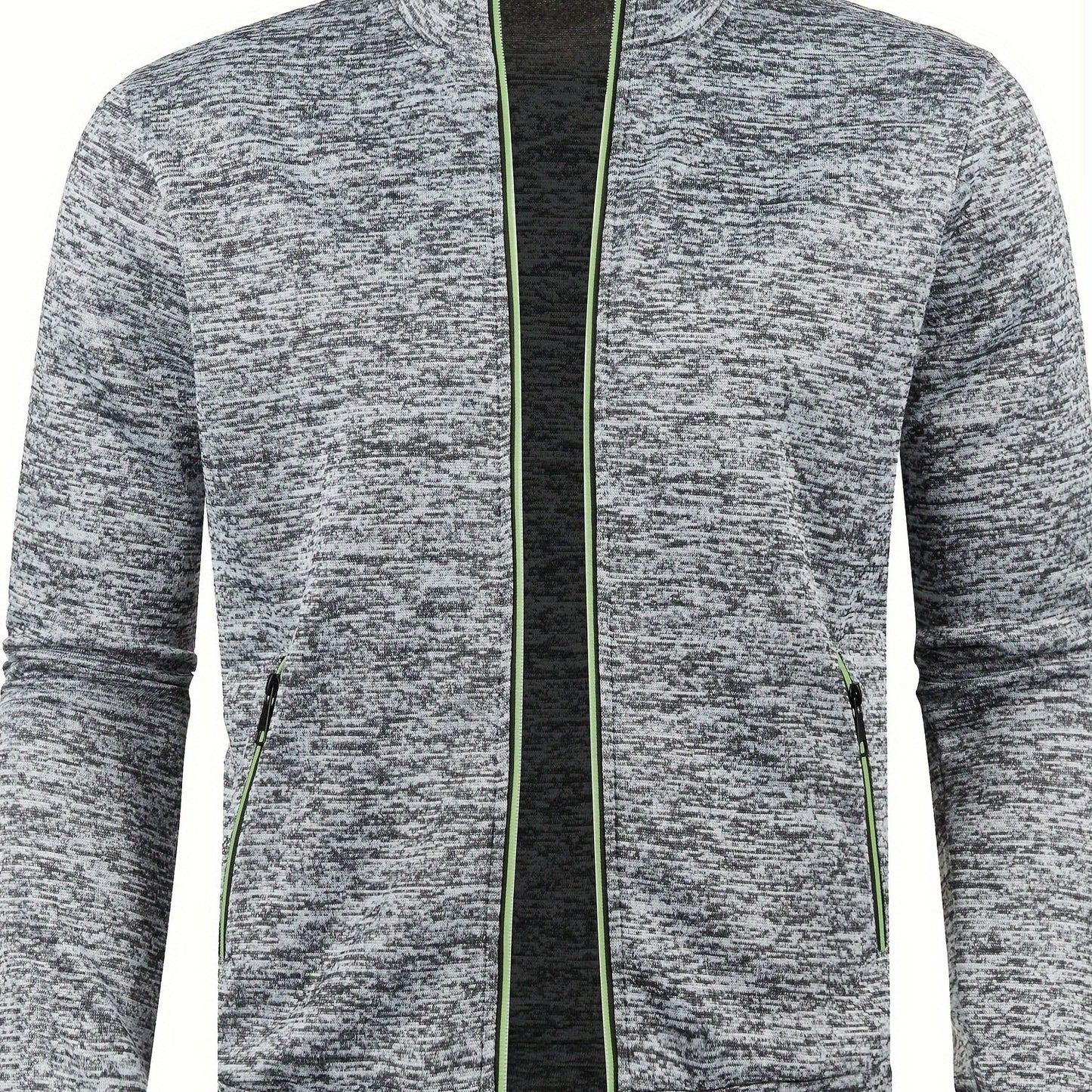 Stylish Men's Zip-Up Cardigan for Fall/Winter