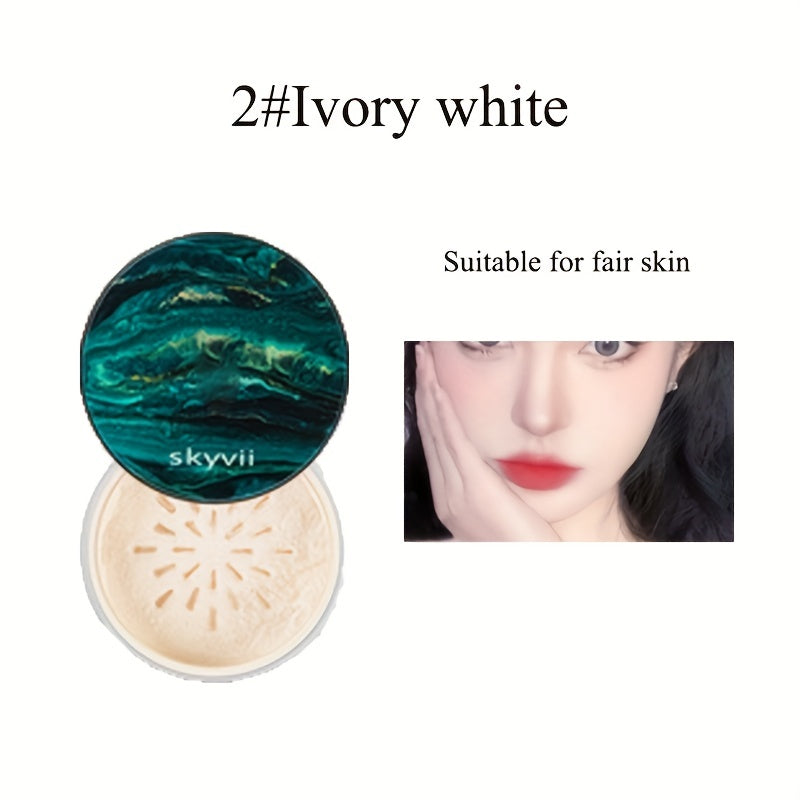 Waterproof makeup setting powder with sweat resistance and oil control for long-lasting, non-smudge, matte finish. Contains plant squalane, perfect for St. Patrick's Day gift.