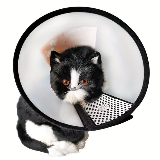 Pet protective cone made of PP material for dog grooming, bath, and cat safety. Ideal for veterinary use.