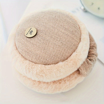 [Top Pick] Stay Warm this Winter with Cozy Plush Ear Warmers, Ideal for Cold Weather Outdoor Activities, Made with Stretchable Polyester Fabric, Hand Wash recommended, Features Ear Flaps for Extra Protection