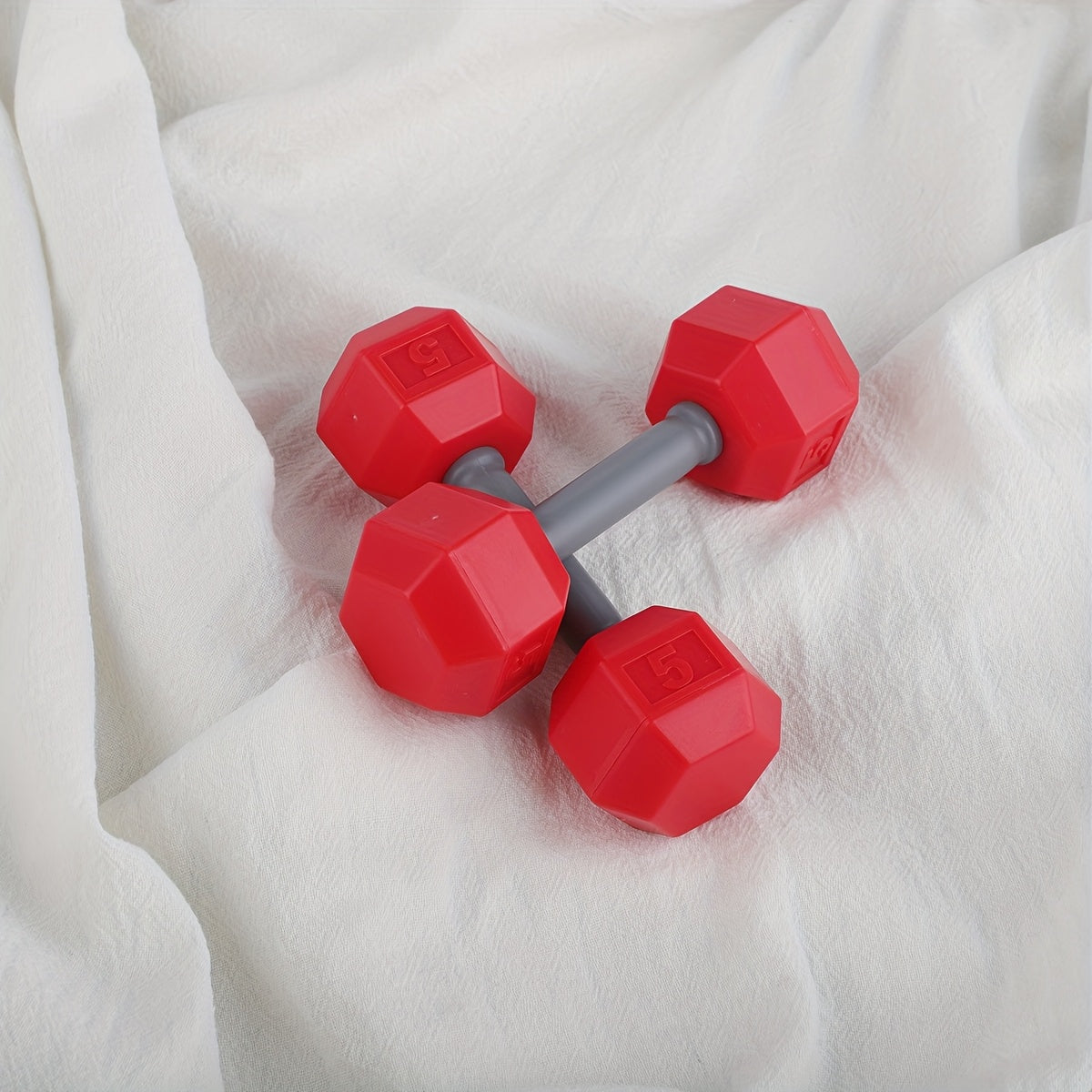 Set of 2 Baby Mini Dumbbell Toys with Sensory Features