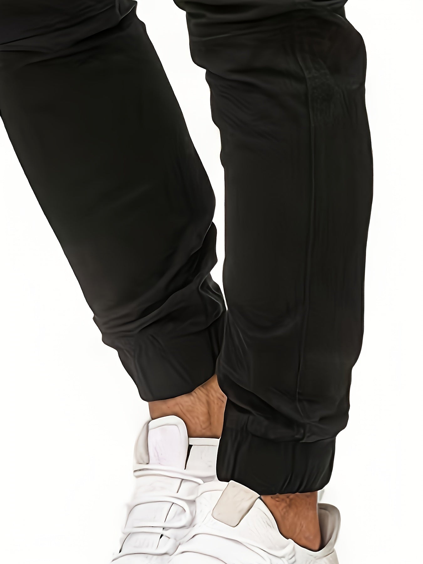 3-Pack men's casual cotton cargo pants with drawstring waist, standard fit, regular length, and solid color woven fabric.