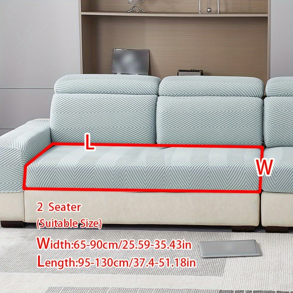 1pc Anti-splash, anti-slip elastic sofa cover for both chic home decor and furniture protection. Sold as single piece.