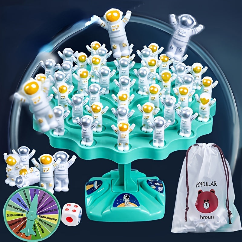 1pc Balance Spaceman Board Game: Puzzle Stacking, Balance Tree, Interactive Toy