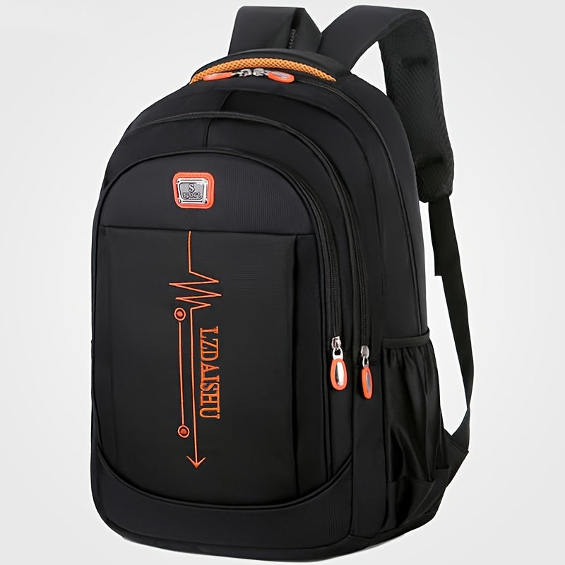 Casual backpack for men, ideal for middle school students or travelers with a large capacity for storing a laptop.