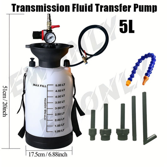 5L Automatic Pneumatic Oil Pump with ATF Adapters