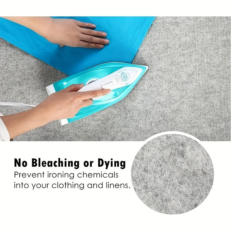 Durable, portable, and heat-resistant quilting and ironing pad made of premium felt. Perfect for sewing, crafting, and laundry tasks. Ideal for home and travel use.