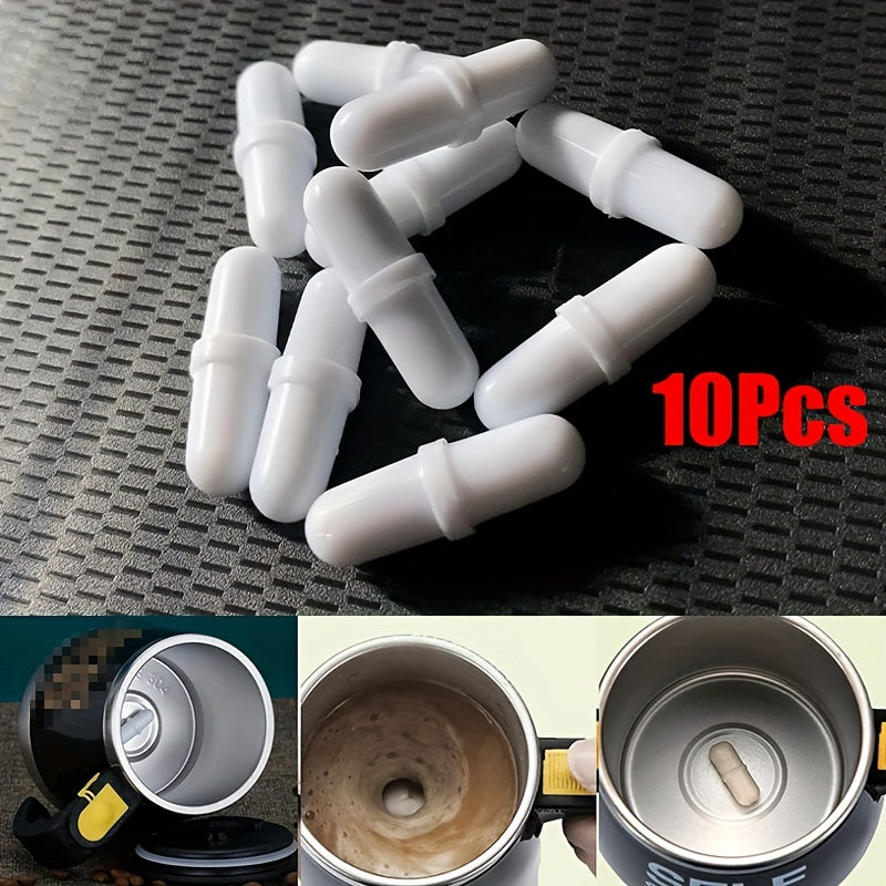 Accessories for thermal mugs, including 10 automatic self-stirring magnetic stirring rods for convenient mixing.