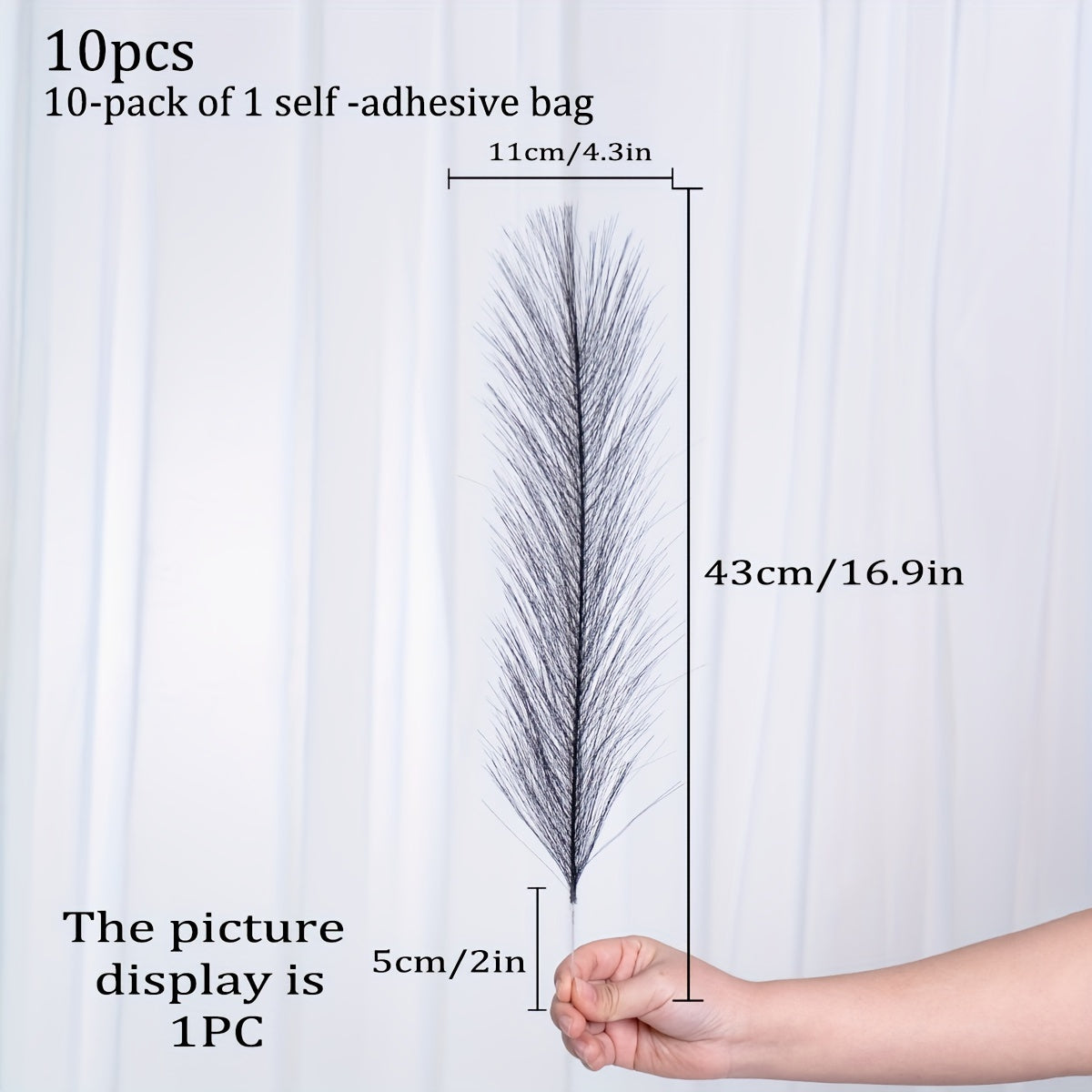 Artificial Reed Pampas Flower Set includes 5pcs of 42.93cm Single Fork Pampas Grass Perfect for Bohemian Decor and Holiday Events Easy to Use and Durable for Indoor Living Room Decoration